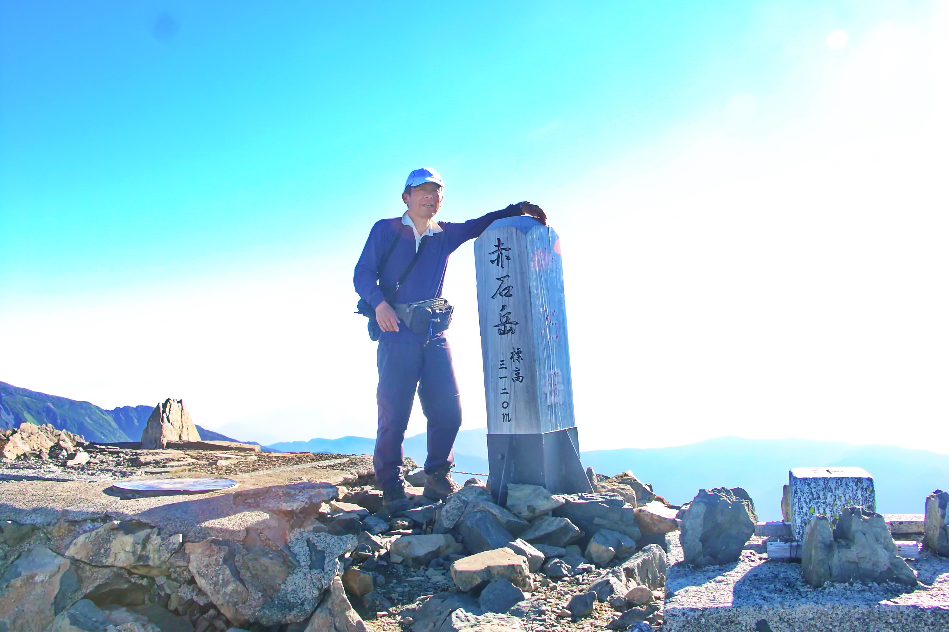 赤石岳山頂２