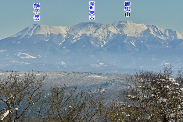 山頂付近から御嶽山
